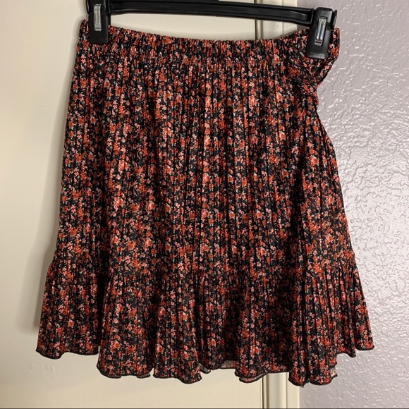 Zara floral flowy tie waist skirt Small / S - Picture 2 of 2